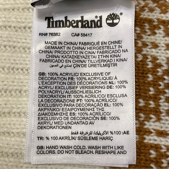 TIMBERLAND Buffalo Plaid Scarf - Picture 8 of 9